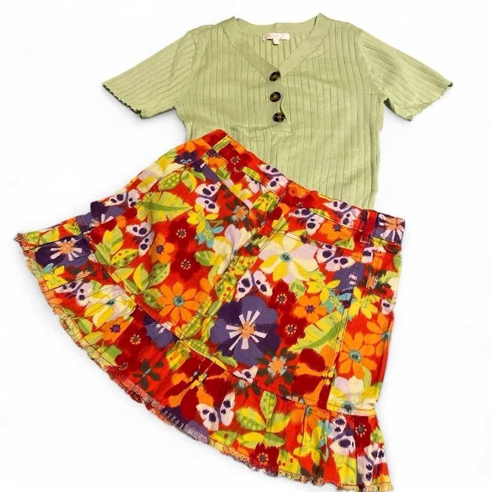 The Children's Place Colorful Floral Skirt